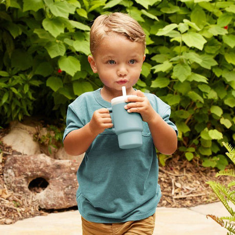 Ma premiere tasse silicone - INFANTINO - 255 ml - Moody Blue