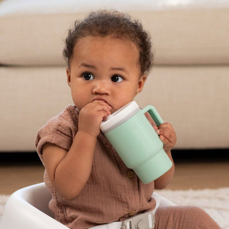 Ma premiere tasse silicone - INFANTINO - 255 ml - Cool Mint