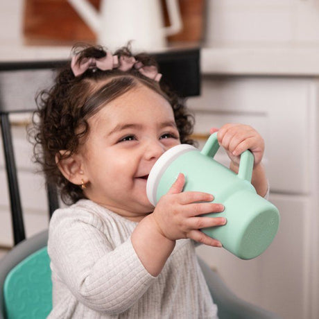 Ma premiere tasse silicone - INFANTINO - 255 ml - Cool Mint