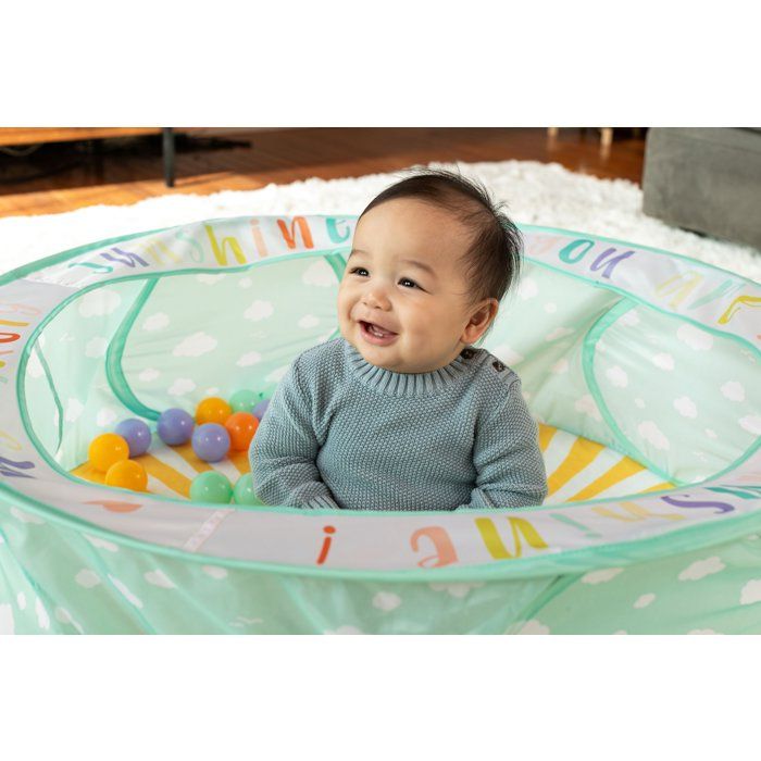 Aire de jeu a balles - INFANTINO - POP UP - 50 balles + sac de rangement