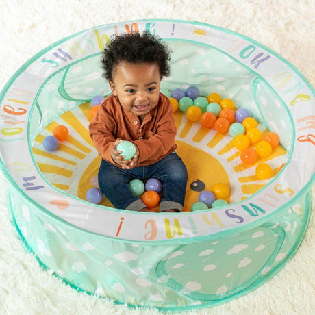 Aire de jeu a balles - INFANTINO - POP UP - 50 balles + sac de rangement