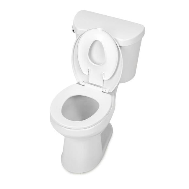 INGENUITY Réducteur de lunette de toilette enfant, Flip & Sit,universel adhésif?, Installation rapide