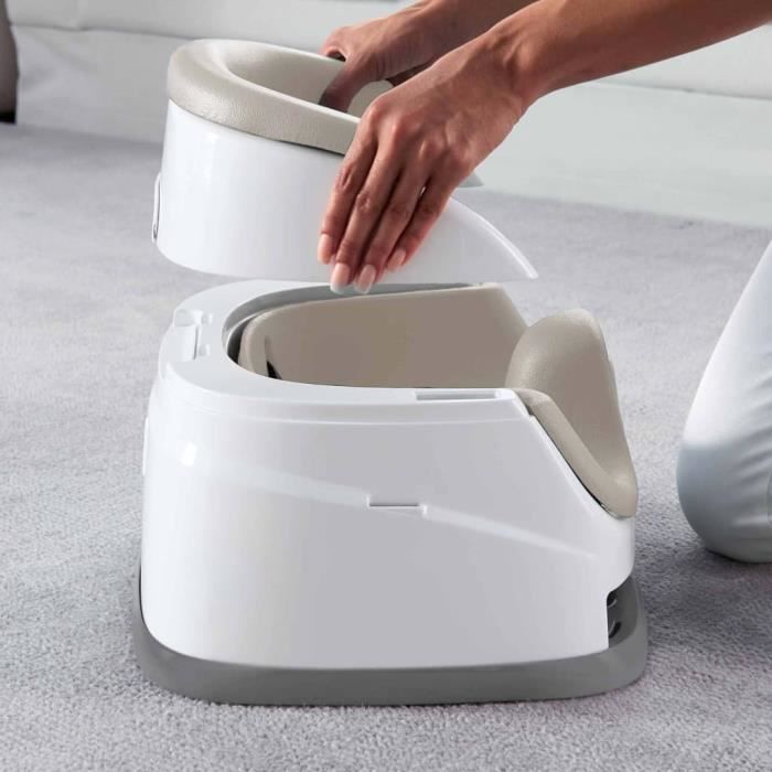 INGENUITY Réhausseur de chaise bébé enfant de 6 mois a 3 ans, Base 2 en 1 Cachemire, Cadeau Noel bébé