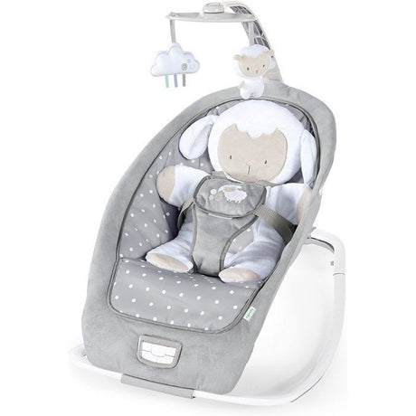 INGENUITY Transat pour bébé bascule évolutif pliable - Petit Mouton - Position fixe ou bascule,cadeau bébé