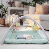 INGENUITY Tapis d'éveil au sol bébé Calm Spring Extra moelleux 6 jouets mutil sensoriels détachable