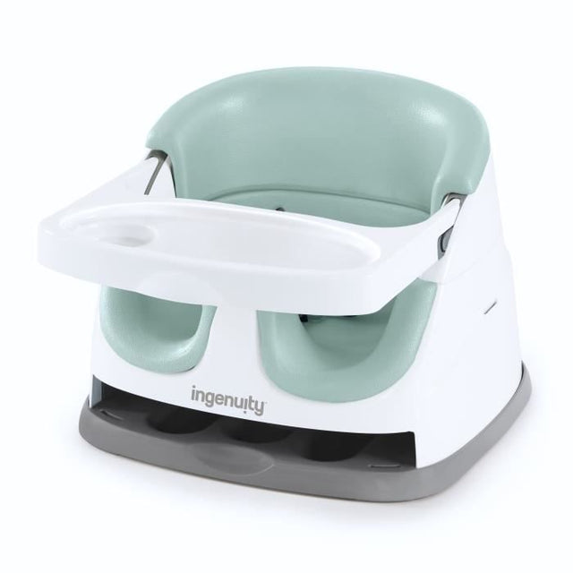 INGENUITY Réhausseur de chaise bébé enfant de 6 mois a 3 ans, Base 2 en 1 Brume, cadeau bébé