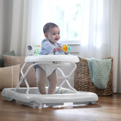 INGENUITY - Chambray - Trotteur pour bébé pliable, évolutif avec activités  cadeau bébé- 3 hauteurs - 6M+
