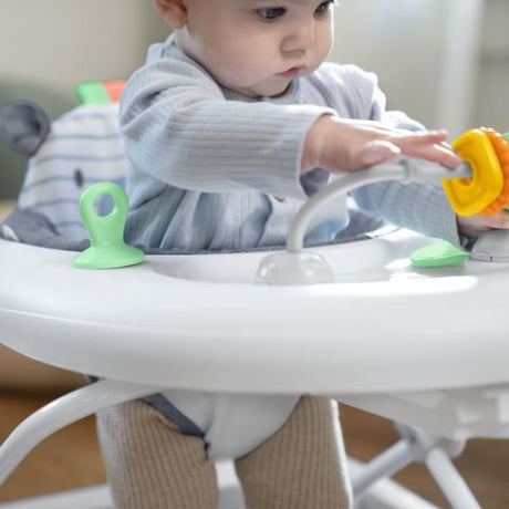 INGENUITY - Chambray - Trotteur pour bébé pliable, évolutif avec activités  cadeau bébé- 3 hauteurs - 6M+
