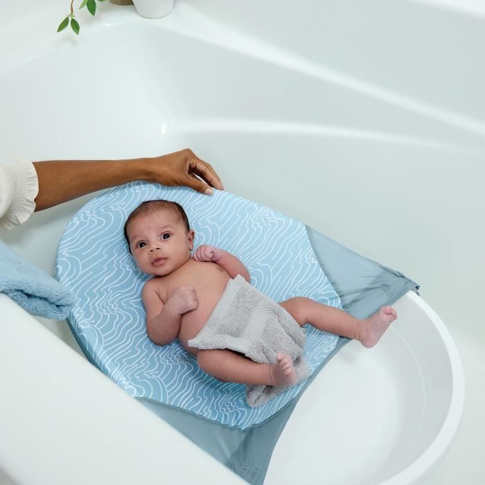 INGENUITY - Baignoire bébé 3-en-1 - Compacte - Evolutive - 3 modes d'utilisation - Facile a nettoyer