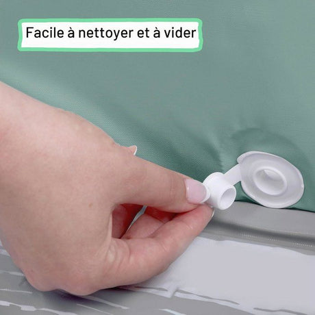 INGENUITY - Baignoire bébé pliable - Nomade - Doublure imperméable - Facile a nettoyer