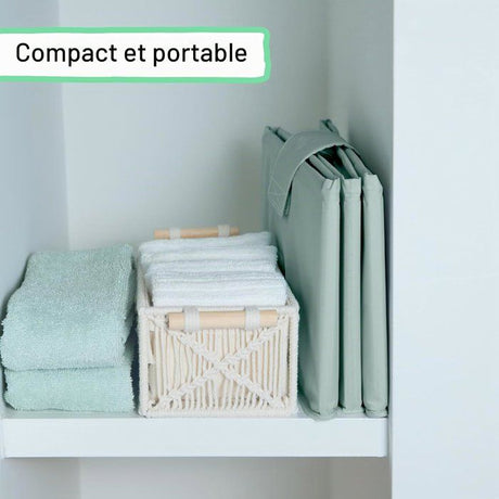 INGENUITY - Baignoire bébé pliable - Nomade - Doublure imperméable - Facile a nettoyer