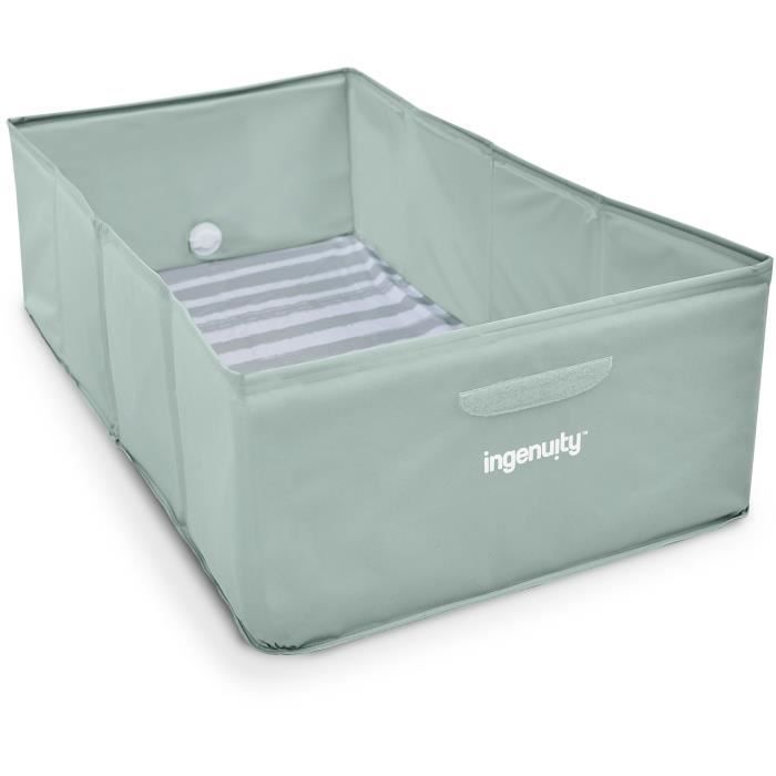 INGENUITY - Baignoire bébé pliable - Nomade - Doublure imperméable - Facile a nettoyer