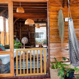 INGENUITY Barriere de sécurité enfant de 76 a 91 cm, personnalisable a peindre ou a teindre, facile a installer