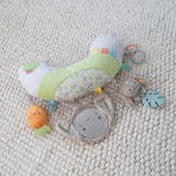 INGENUITY Tapis d'éveil au sol bébé Sylvi pour le temps passé sur le ventre plus long avec jouets mutil sensoriels