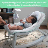 INGENUITY Transat bébé a bascule évolutif Keep Cozy Weaver 3 Positions: cadeau bébé, 0M+ jusqu'a 18kg