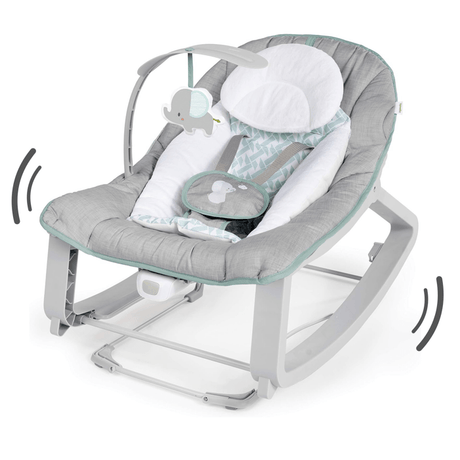 INGENUITY Transat bébé a bascule évolutif Keep Cozy Weaver 3 Positions: cadeau bébé, 0M+ jusqu'a 18kg