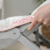 INGENUITY Transat bébé bascule évolutif 3-en-1 Keep Cozy -Lily- 3 Positions: arche avec jouets peluches amovible, jusqu'a 18 kg