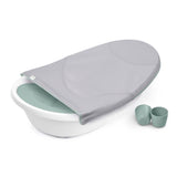 INGENUITY Baignoire bébé évolutive, extra-large avec transat bébé hamac en tissu doux et support bébé assis de 0 a 24 mois