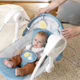 INGENUITY Transat bébé balancelle électrique Sun Valley, 2 jouets, siege inclinable cadeau bébé