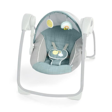 INGENUITY Transat bébé balancelle électrique Sun Valley, 2 jouets, siege inclinable cadeau bébé