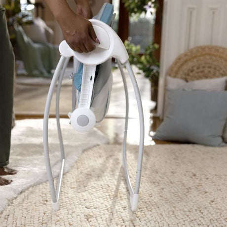 INGENUITY Transat bébé balancelle électrique Sun Valley, 2 jouets, siege inclinable cadeau bébé