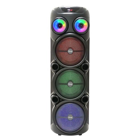 Enceinte karaoké lumineuse - INOVALLEY - KA129-XXL - Bluetooth V5.0 - 90 cm - 1000 W - Haut-parleurs 3 x 8'' - Micro sans fil inclus