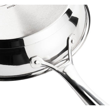 Poele - INOXIBAR - Ř 24 cm - Manche ergonomique - Tous feux dont induction - Inox
