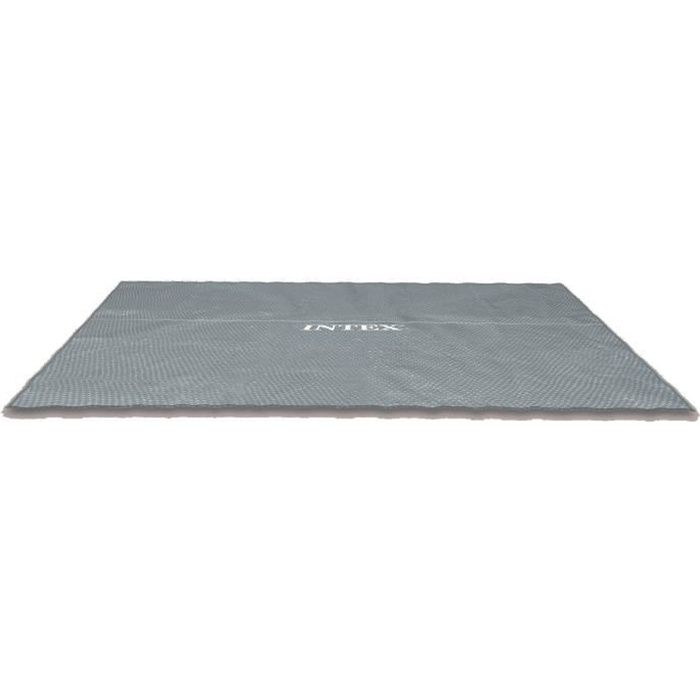 Reinforced bubble cover for swimming pool - Rectangular - 5.49 x 2.74 m - Grey