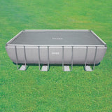 B‚che a bulles renforcÈe pour piscine - Rectangulaire - 5,49 x 2,74 m - Gris