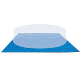 Tapis de sol pour piscine autoportante INTEX - 472 x 472 cm - …paisseur 0,13 mm - Bleu