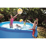 Kit Piscine hors sol autoportante INTEX - Easy Setô - 457 x 122 cm - Ronde (Pompe, b‚che, tapis de sol, Èchelle) - 26168NP