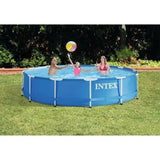 Kit Piscine hors sol tubulaire INTEX - Metal Frame - 366 x 76 cm - Ronde (LivrÈe avec pompe et cartouche) - 28212NP