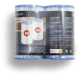 Filtre - Intex - Lot de 2 - Fibre dacron résistante - Nettoyable - Remplaçable