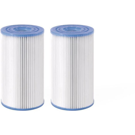 Filtre - Intex - Lot de 2 - Fibre dacron résistante - Nettoyable - Remplaçable
