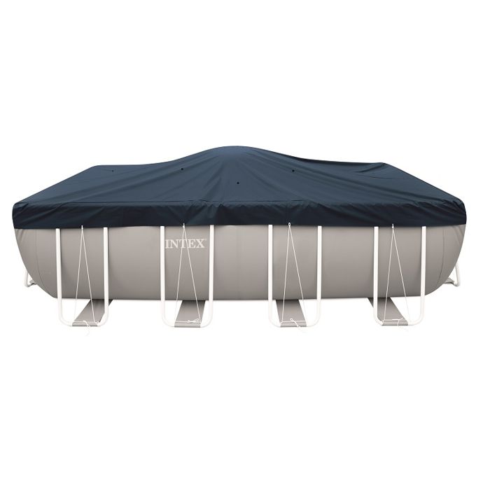 Bâche d'hivernage pour piscine tubulaire rectangulaire Intex L 7,32 x l 3,66 m
