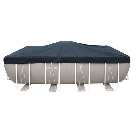 Bâche d'hivernage pour piscine tubulaire rectangulaire Intex L 7,32 x l 3,66 m
