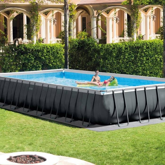 Kit Piscine hors sol tubulaire INTEX - Ultra XTR - 975 x 488 x 132 cm - Rectangulaire (Filtre a sable + accessoires) - 26374GN