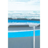 Kit Piscine hors sol tubulaire INTEX - Pris Frame - 488 x 122 cm - Ronde (Pompe, bâche, tapis de sol et échelle) - 26730NP