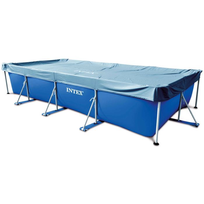 Intex - 28039 - Bâche protection pour piscine rectangulaire tubulaire 4m50 x 2m20