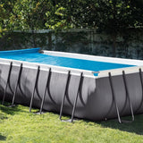 Intex - 28051 - Enrouleur bâche a bulles pour piscine rectangulaire de 2,74m a 4,88m