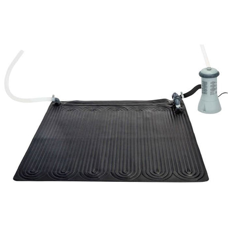 Intex Tapis solaire chauffant PVC 1,2x1,2 m Noir 28685 91056