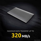 Disque dur SSD externe - INTENSO - PREMIMUM - 512Go - Gris