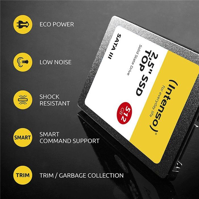 Intenso Top Performance 1 TB SSD interne 6.35 cm (2.5) SATA 6 Gb/s au détail 3812460