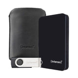 Disque dur 2,5 portable - HDD 3.2 + USB - INTENSO - 1 To + 64 Go