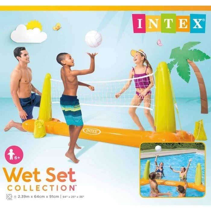 Jeu de volley gonflable - INTEX - Pour piscine - Mixte - A partir de 6 ans