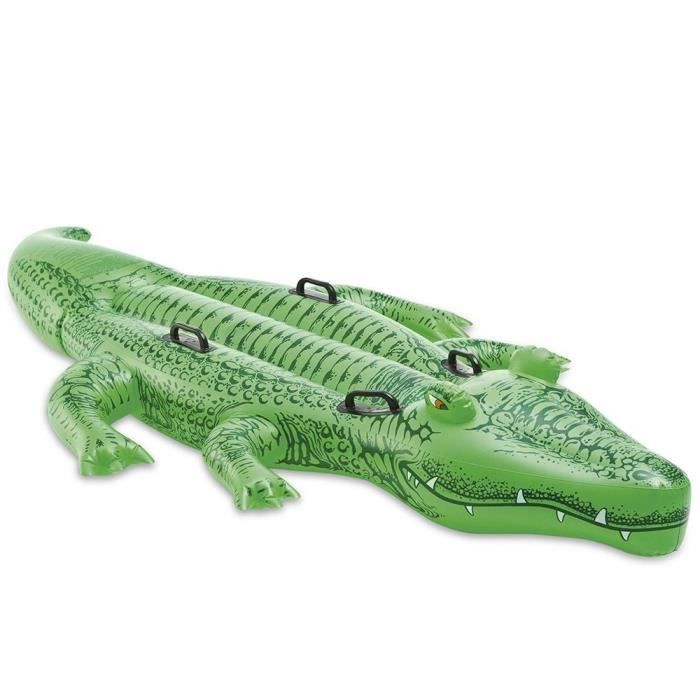 Crocodile a chevaucher - INTEX - Longueur 193 cm - Mixte - A partir de 3 ans