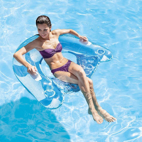 INTEX Bouée Fauteuil De Piscine Semi-Immerge - Coloris aléatoire