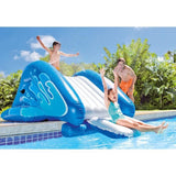 Toboggan gonflable - INTEX - Pour piscine enterrée - 6 ans et + - 333 x 206 x 117 cm