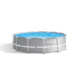 Kit Piscine hors sol tubulaire INTEX - Pris Frame - 366 x 99 cm - Ronde (LivrÈe avec pompe, cartouche et Èchelle) - 26716NP