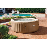 Spa gonflable INTEX - Sahara - 196 x 71 cm - 4 places - Rond - 28426FR + Lumiere d'ambiance LED